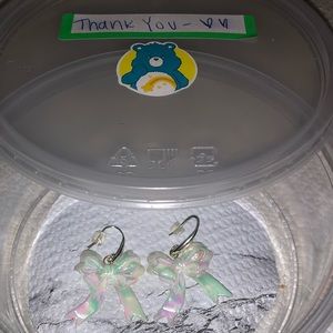 1 inch irridesent bows